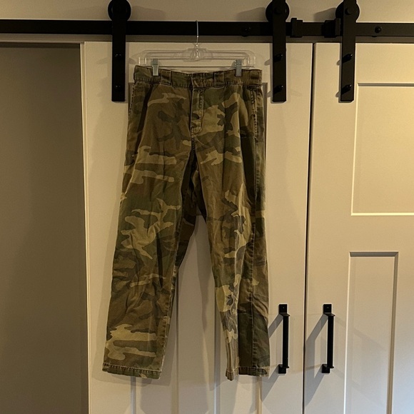R13 Camouflage Straight Leg Pants-27 - Picture 1 of 7